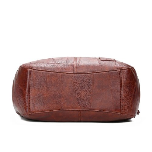 Vintage Handbag For Women Soft PU Leather Shoulder Bag Large Capacity Luxury Lady Purse Fashion Brand Shoulder Bag Shopping Bag 5
