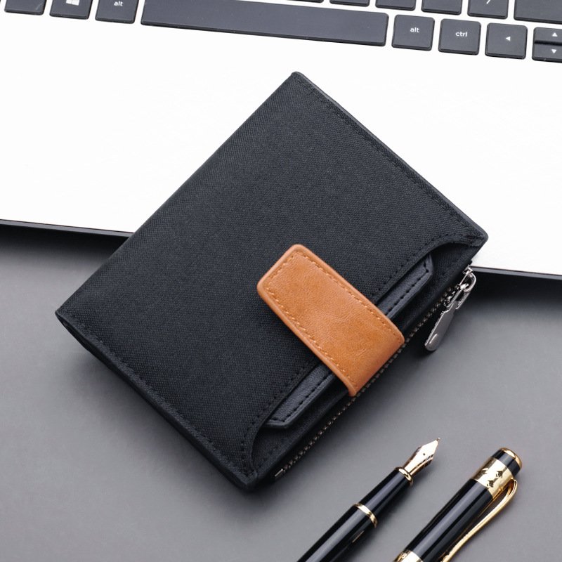 Men Wallet Canvas and PU Leather Gray/blue/black Short Male Purse Hasp/zipper Credit Card Holder Case Wallet for Men Money Bag 5 Men Wallet Canvas and PU Leather Gray/blue/black Short Male Purse Hasp/zipper Credit Card Holder Case Wallet for Men Money Bag 5